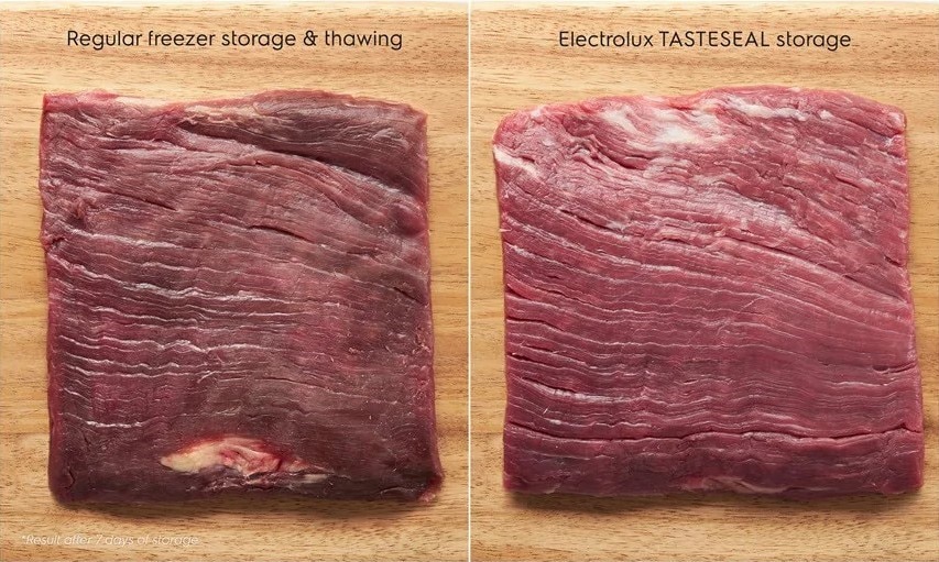 Store beef in Electrolux refrigerator to make it last longer