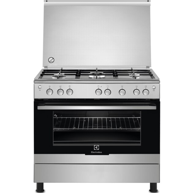 90cm gas range cooker with gas oven EKG9000A4X | Electrolux Arabia