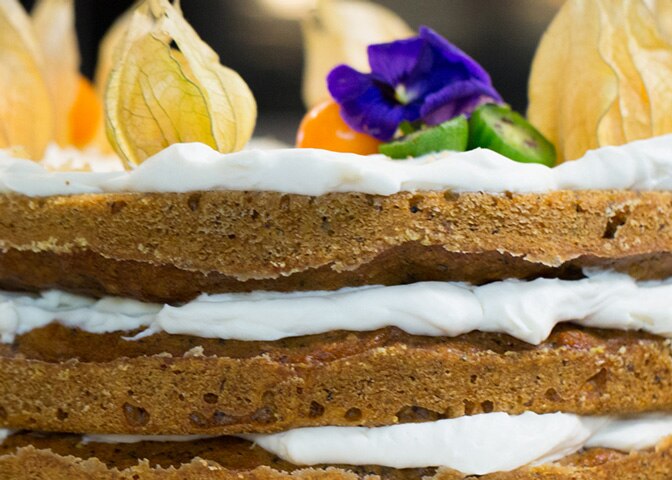 Scrumptious carrot cake
