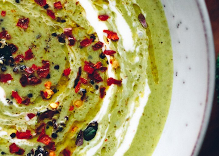 Creamy Broccoli & Kale Soup