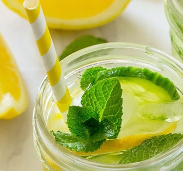 Lemon, Mint & Cucumber Detox Water