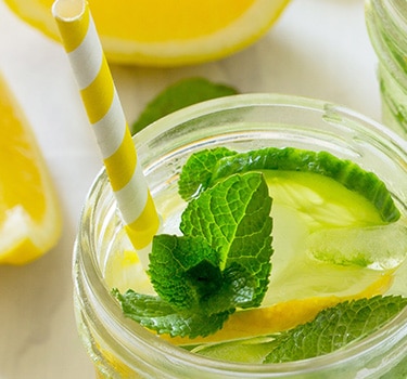 Lemon, Mint & Cucumber Detox Water
