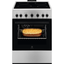 60cm 500 Series freestanding cooker with ceramic hob and 62L electric oven