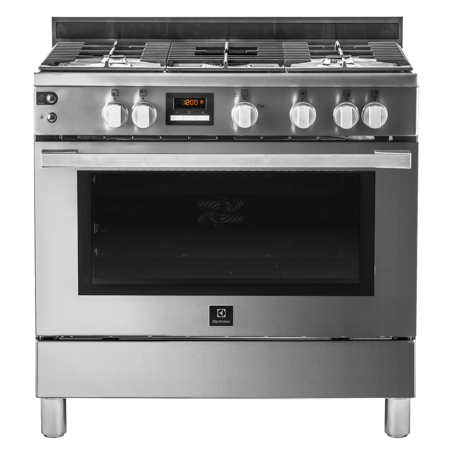 90cm gas range cooker with gas oven EKG9241Z7X | Electrolux Arabia