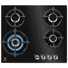 موقد غاز مدمج مقاس 60 سم من نوع UltimateTaste 700 مزود بأربع مناطق للطهي