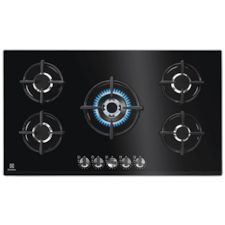 موقد غاز مدمج مقاس 90 سم من نوع UltimateTaste 700 مزود بخمس مناطق للطهي