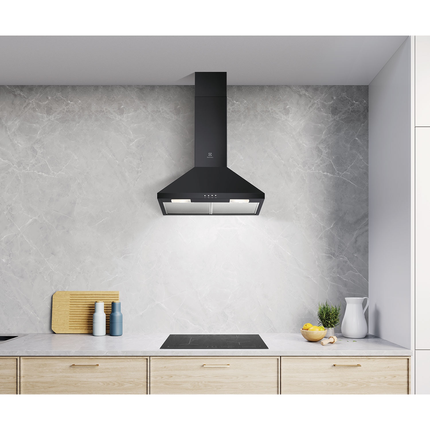 60cm Chimney Cooker Hood LFC326K Electrolux Arabia