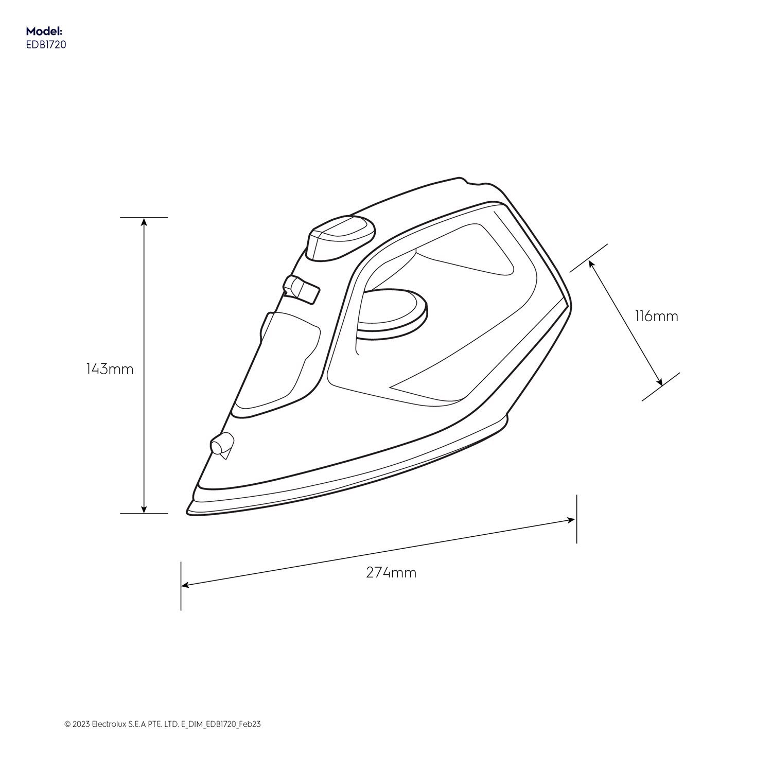 2200W EasyLine Steam Iron EDB1720 Electrolux Arabia 2200w-easyline-steam-iron-edb1720-electrolux-arabia
