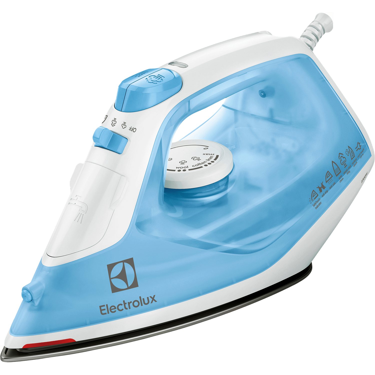 ELECTROLUX STEAM IRON 2300w BLUE EDB1730 electrolux-steam-iron-2300w-blue-edb1730