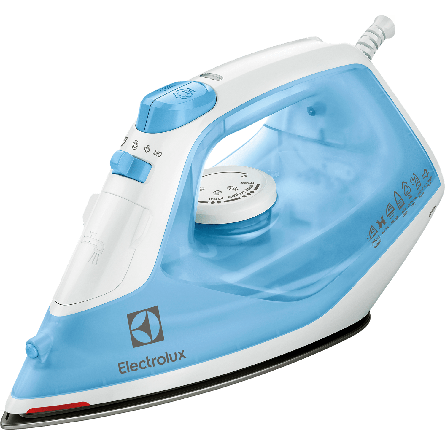 ELECTROLUX STEAM IRON 2300w BLUE EDB1730