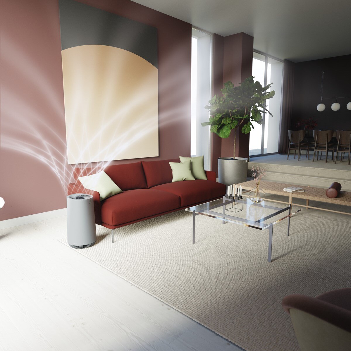 HEPA filter air purifier Flow A4 FA41402GY Electrolux Arabia