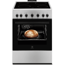 60cm UltimateTaste 500 freestanding cooker with ceramic hob and 54L electric oven