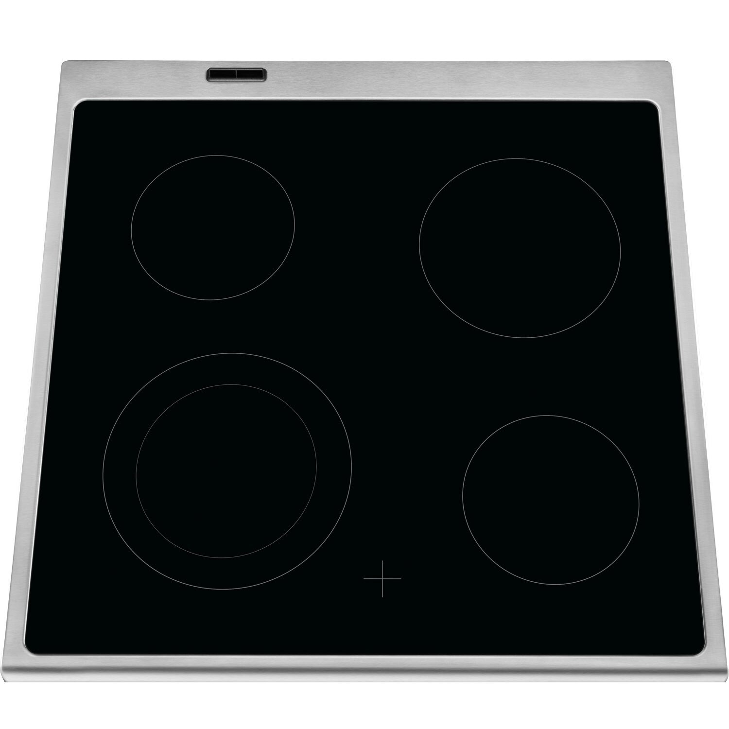 60cm ceramic range cooker with electric oven LKR64000BX Electrolux Arabia