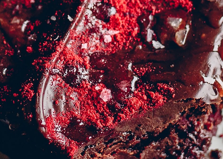 Dark as the Night Chocolate Beetroot Brownies