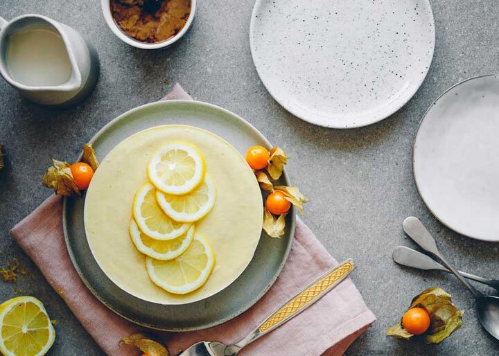 No-Bake Lemon & Mango Cheesecake