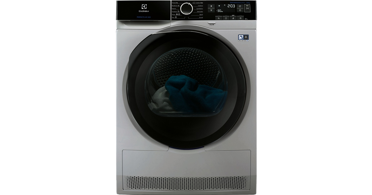 9kg tumble dryer EW8H1968IS Silver Electrolux Arabia
