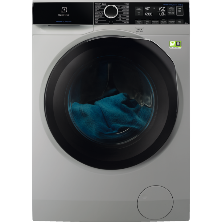 غسالة PerfectCare 800 تحميل أمامي سعة 10 كجم بسرعة 1600 دورة في الدقيقة