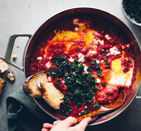 Beet Shakshuka