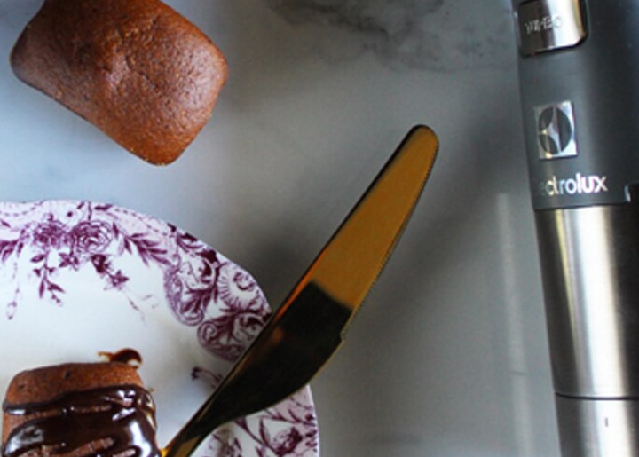 Decadent Pumpkin Spice Mini Loaves with Cream Cheese Frosting and Chocolate Ganache